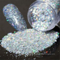 Flocons de paillettes ultra-minces d&#39;art de clou mixte de paillettes 1mm 2mm 3mm, couleur de DIY